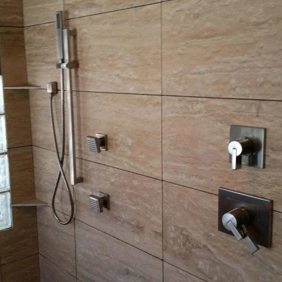 Shower fixture installation for Water Heater Replacement in McLendon-Chisholm